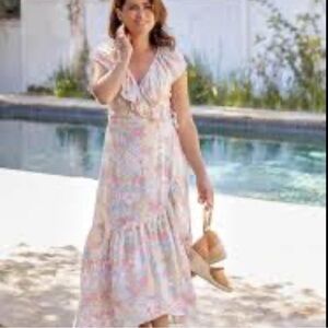 Joe fresh by  X Jillian harris size small BNWT floral wrap dress